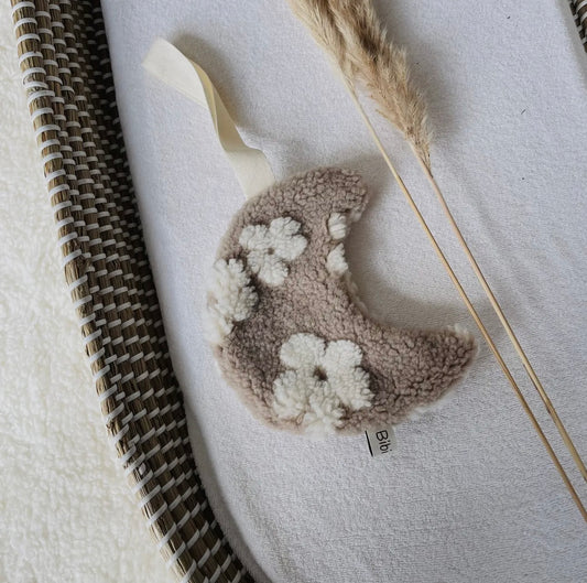 Speendoekje Maan Bloem Beige